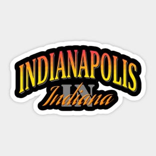 City Pride: Indianapolis, Indiana Sticker